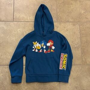 Old Navy Blue Sonic the Hedgehog Graphic Hoodie